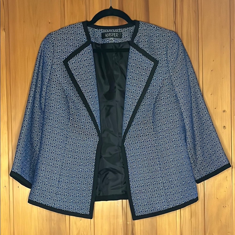 Kasper Women's Blue and Black Jacket